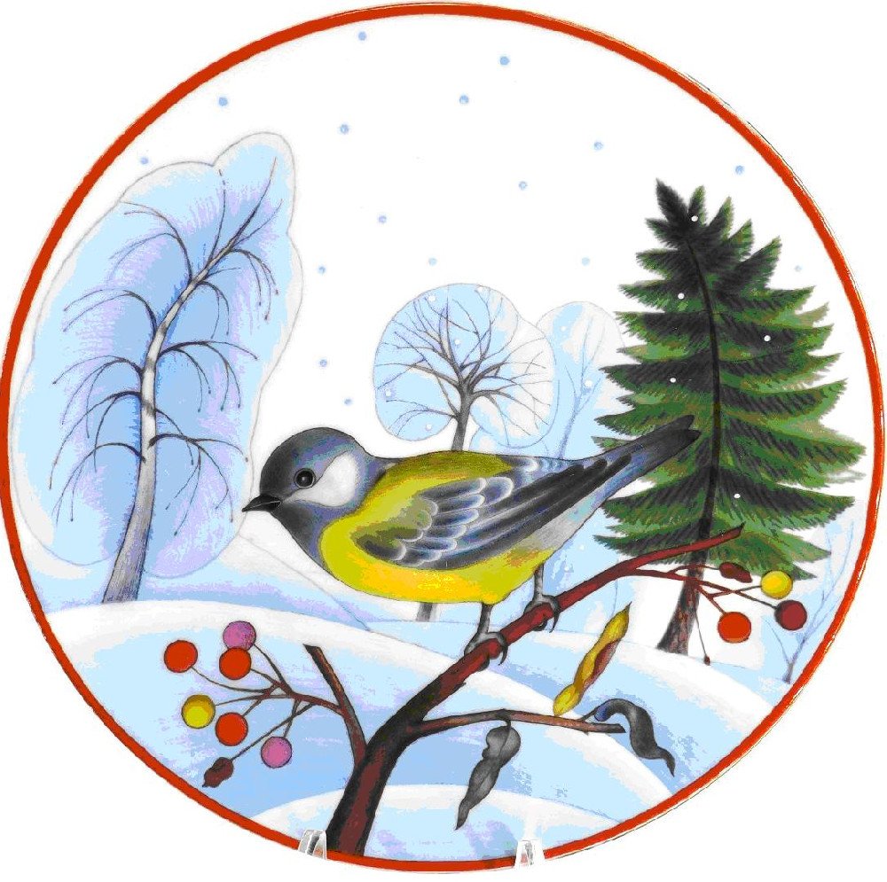 Зимние птицы для детского сада