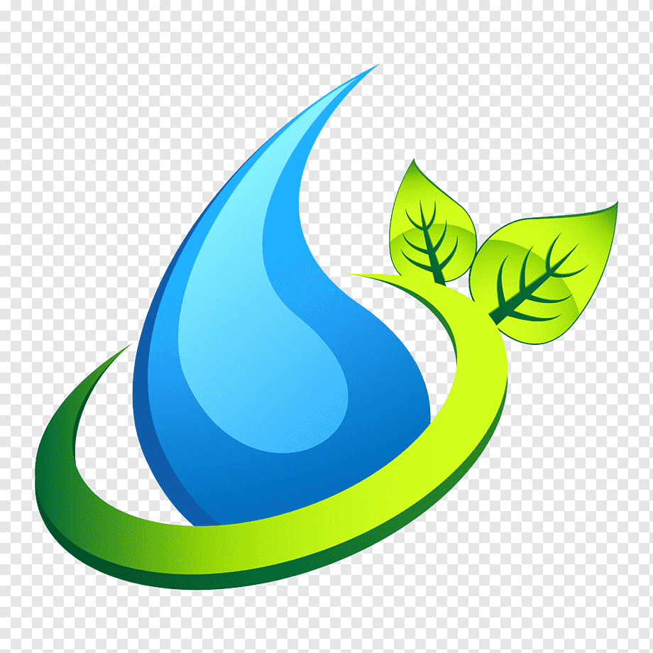 Символ чистоты воды на прозрачном фоне