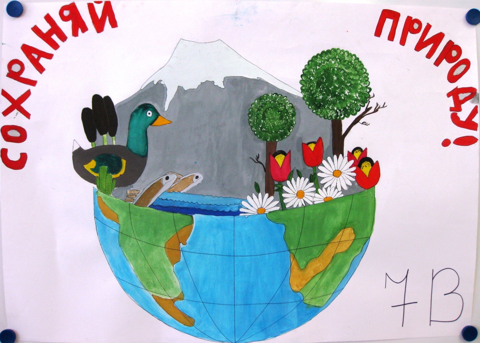 Рисунок на день экологии в школу