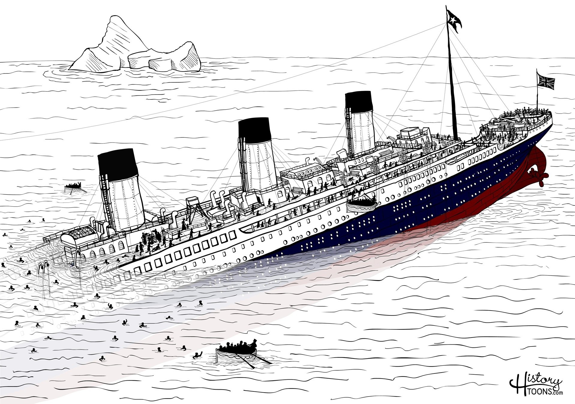 Олимпик Титаник Британик нарисовать