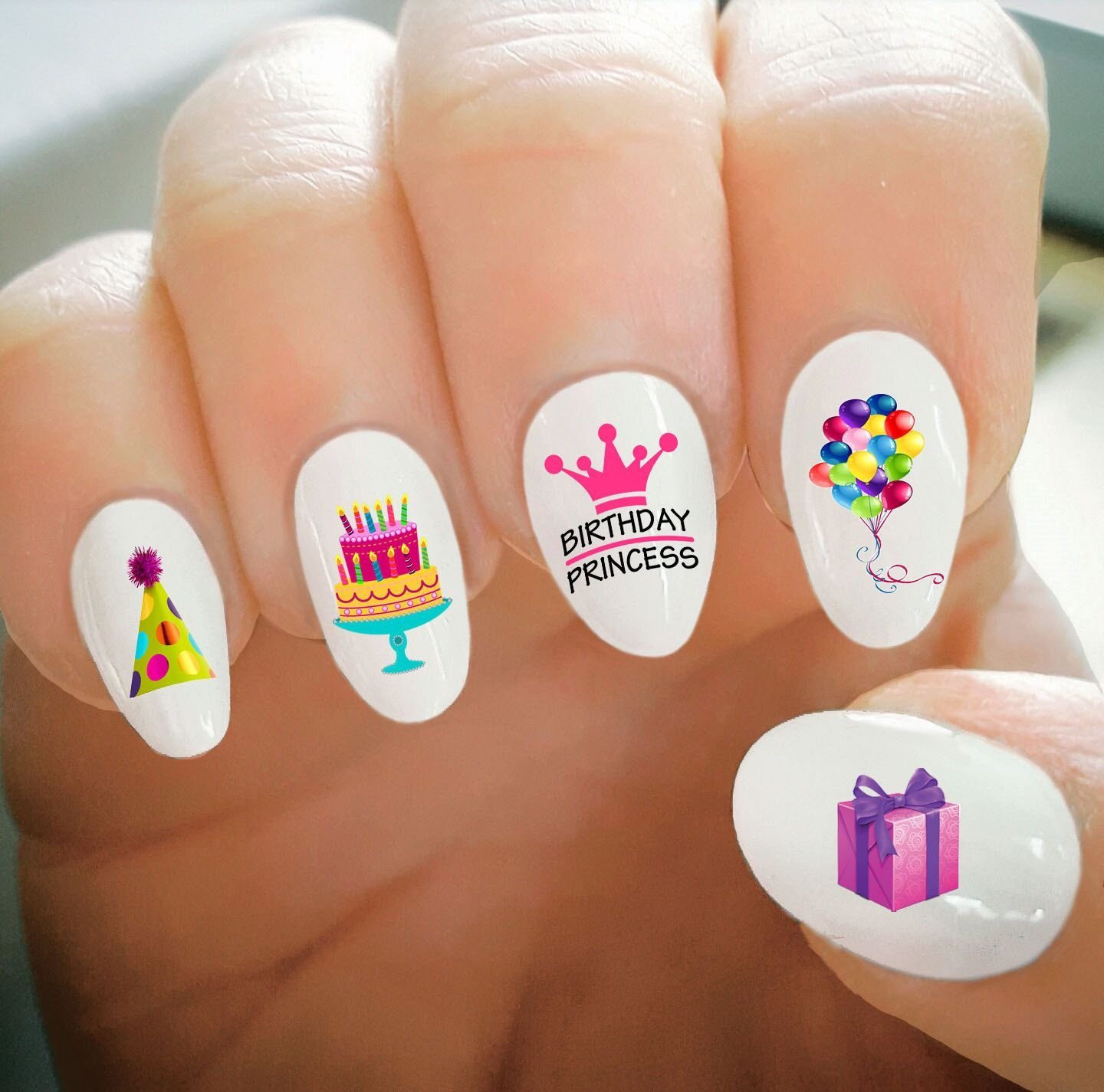 фото дизайна ногтей на день рождения