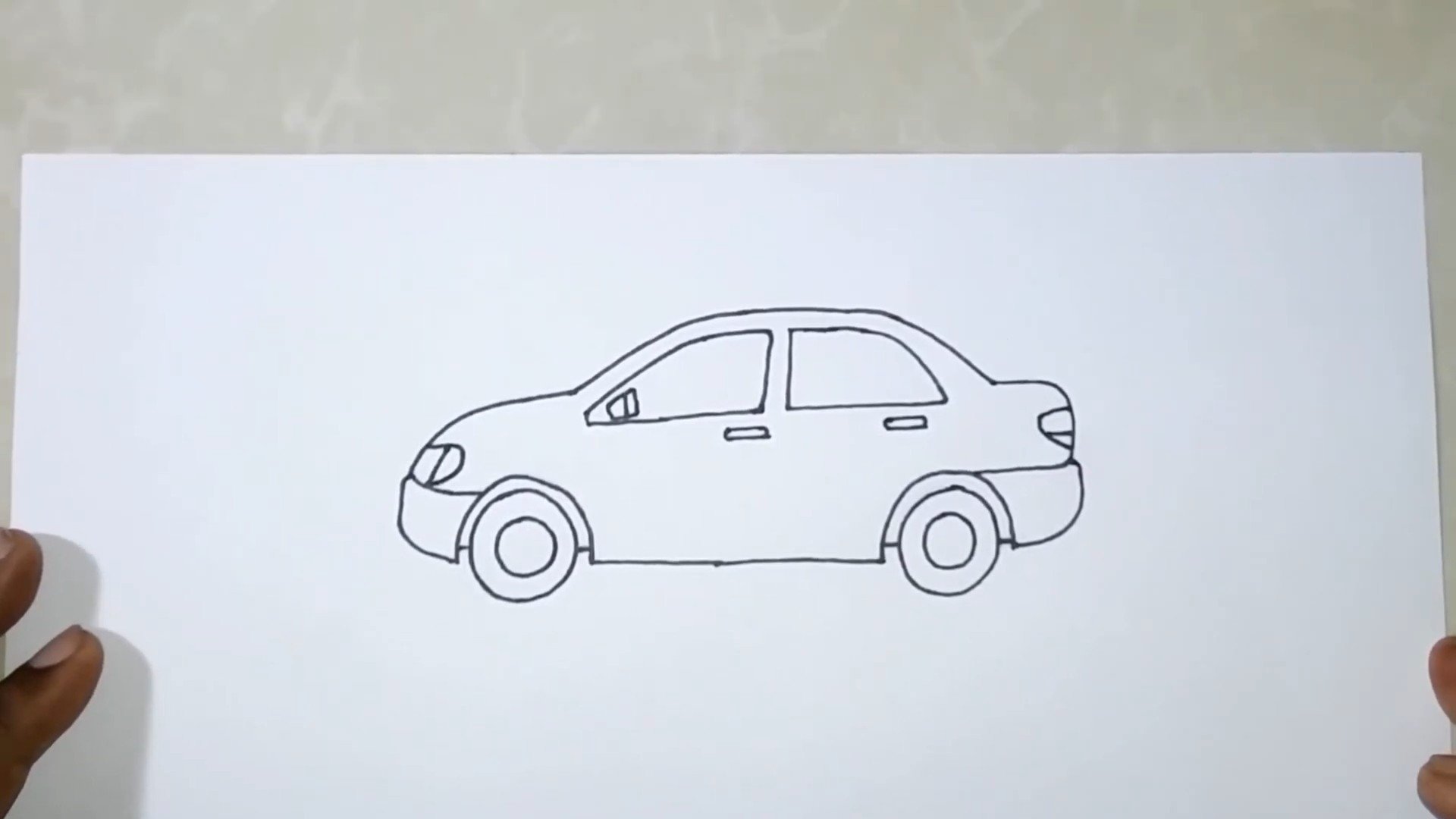Рисунок машины легкий