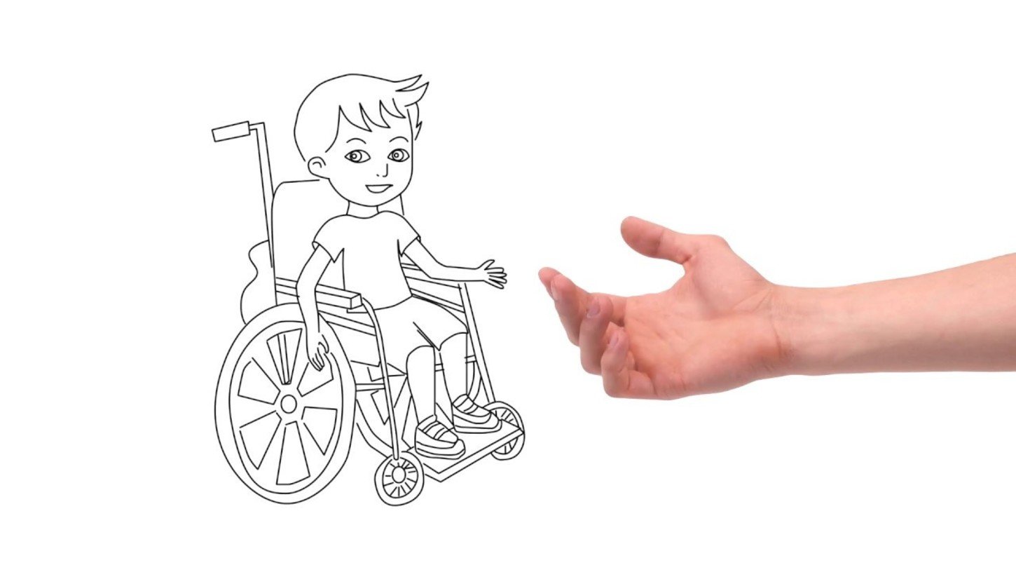 Дети инвалиды рисунки