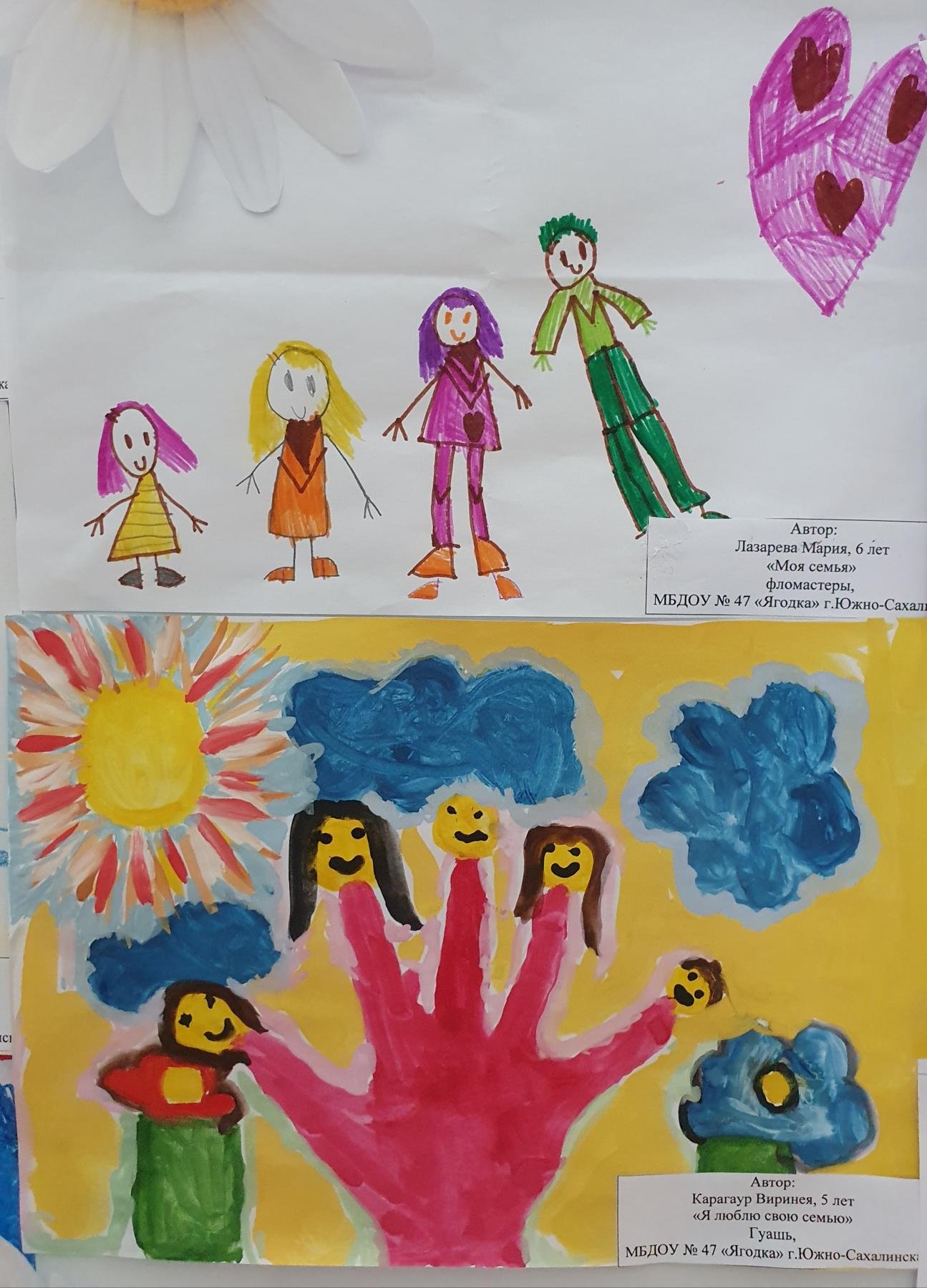 Рисунок ко Дню семьи любви и верности в детский сад