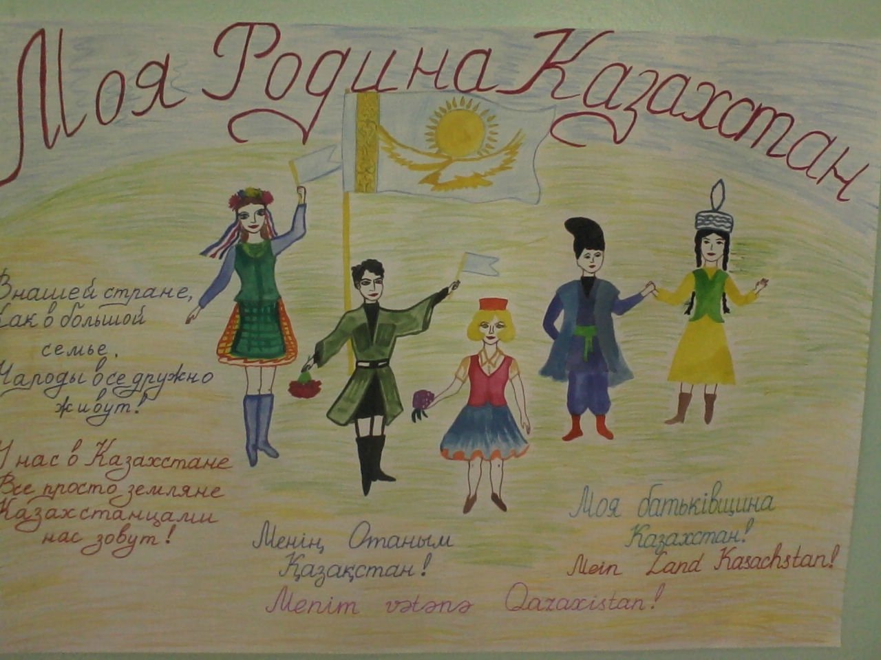 Плакат на тему Казахстан