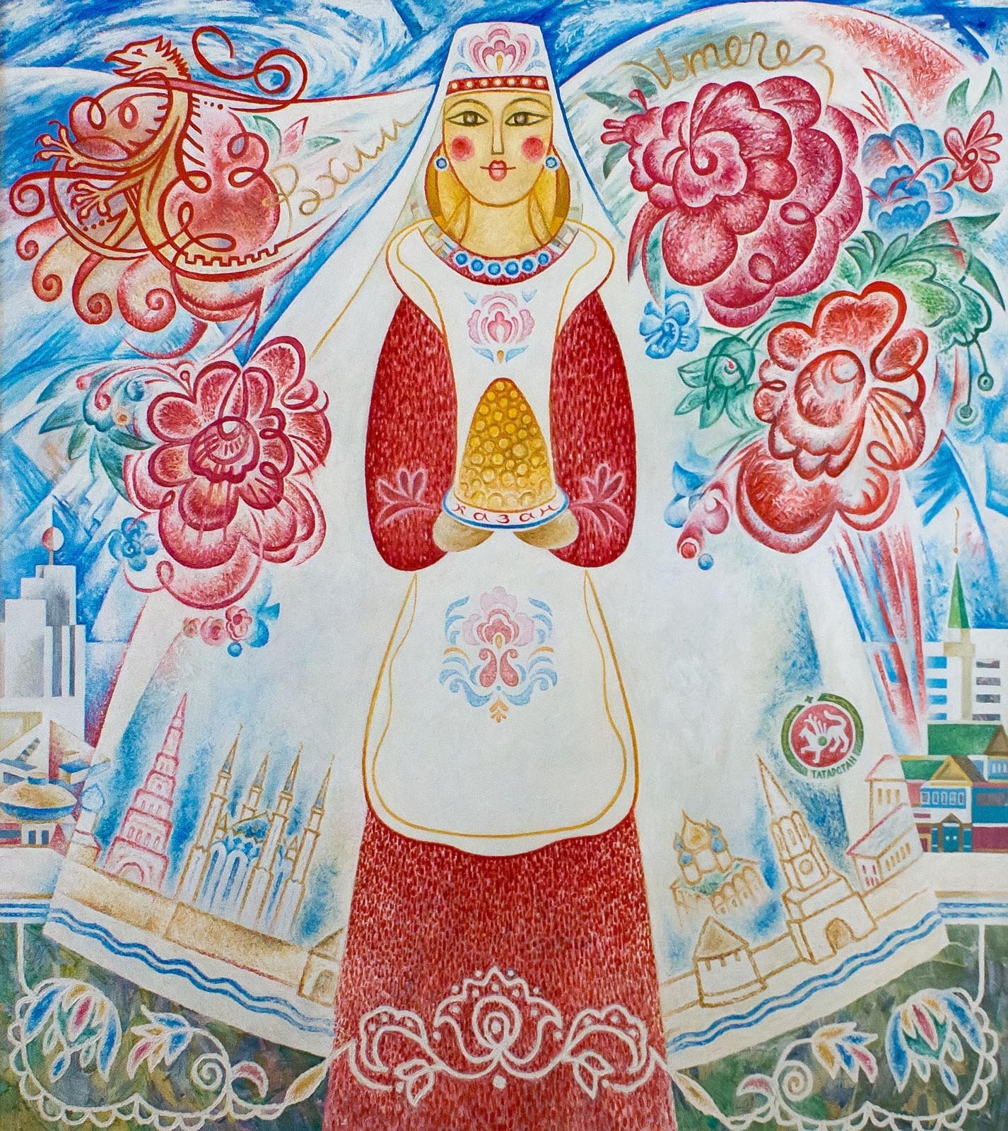 Рисунок на татарскую тему