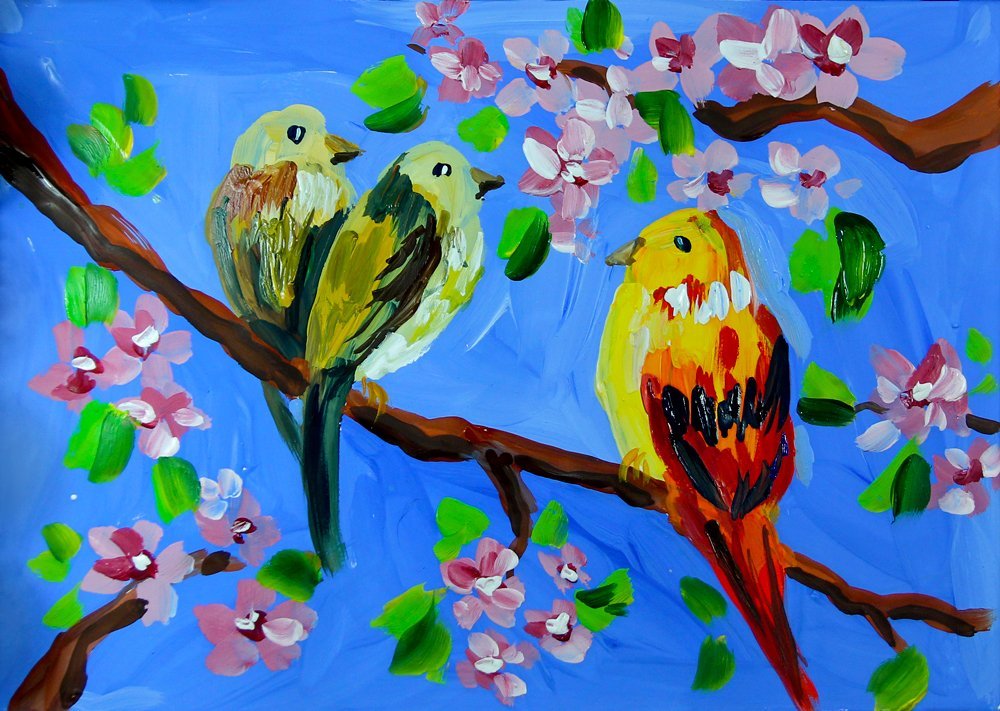 Весенние птицы рисунок. Весенние рисунки.