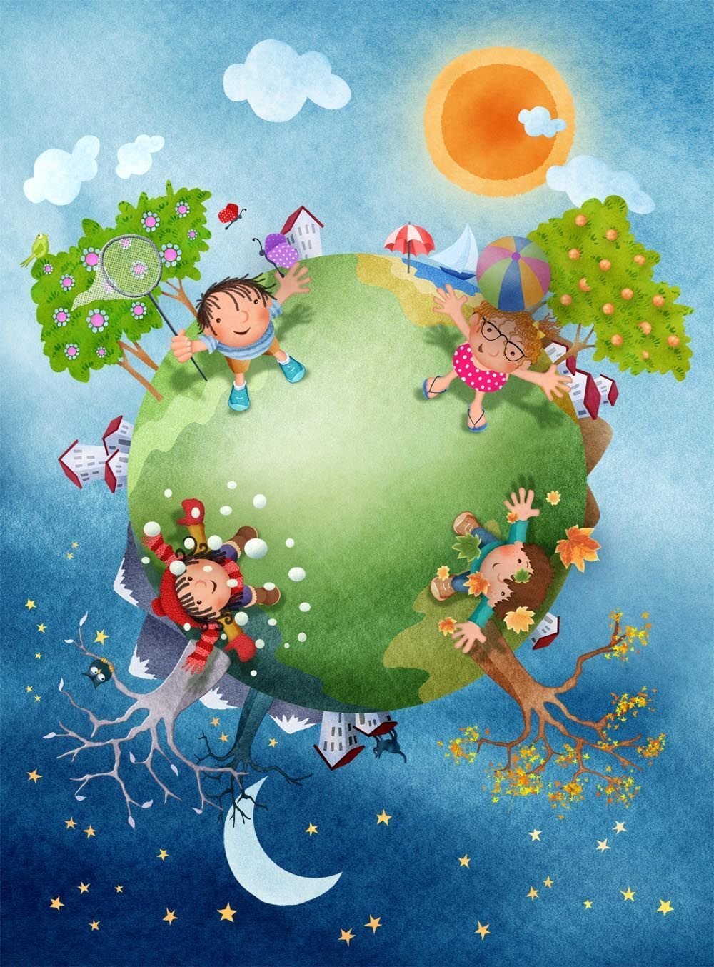 Планета земля для детей