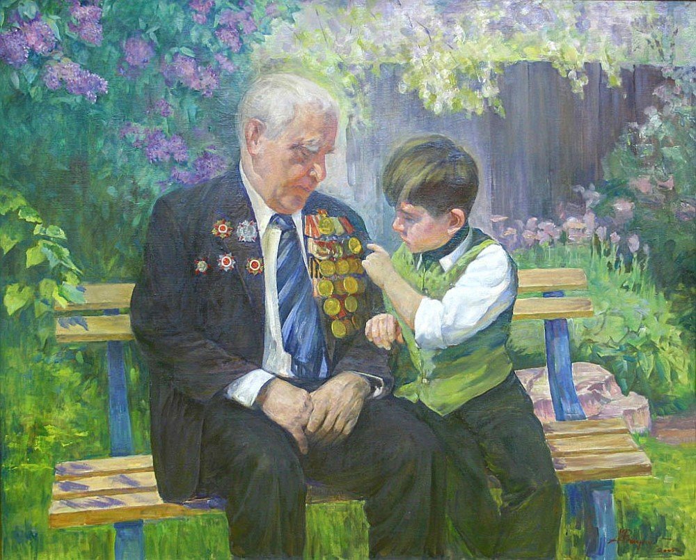 Михаил Заутренников Дедушкины ордена. 2005 Г.