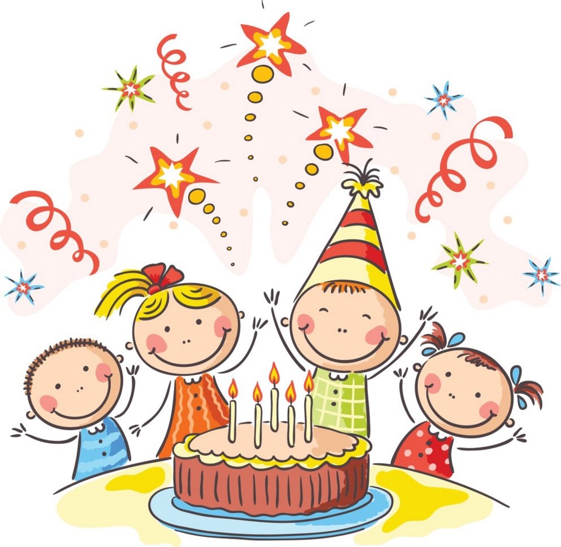 Шаблон для поздравления с днем рождения для детей - фото и картинки фотодетки.рф