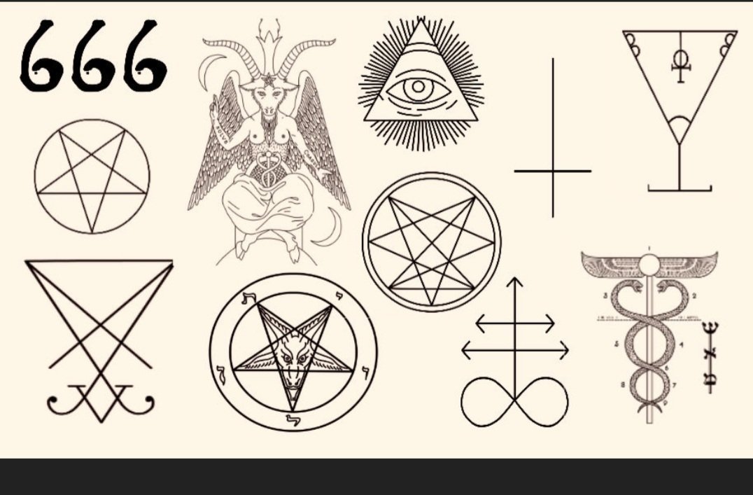 Как нарисовать символ сатаны - 80 фото