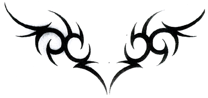 Кельтские узоры тату для девушек на пояснице