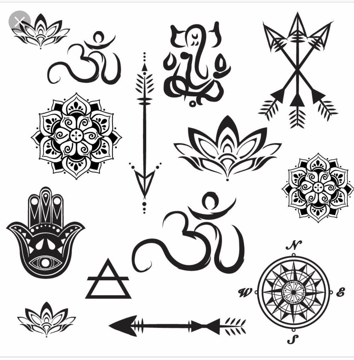 Красивые символы для тату