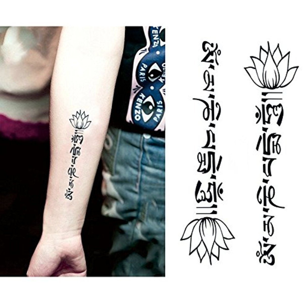 Татуировки буддийские надписи
