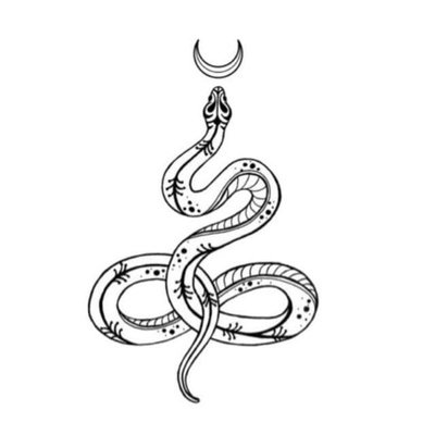Эскиз змеи