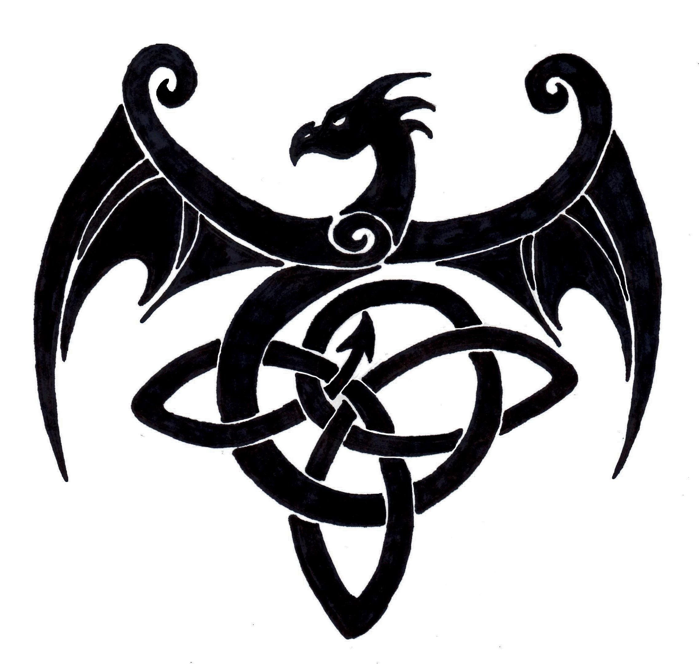 Кельтский дракон символы викингов