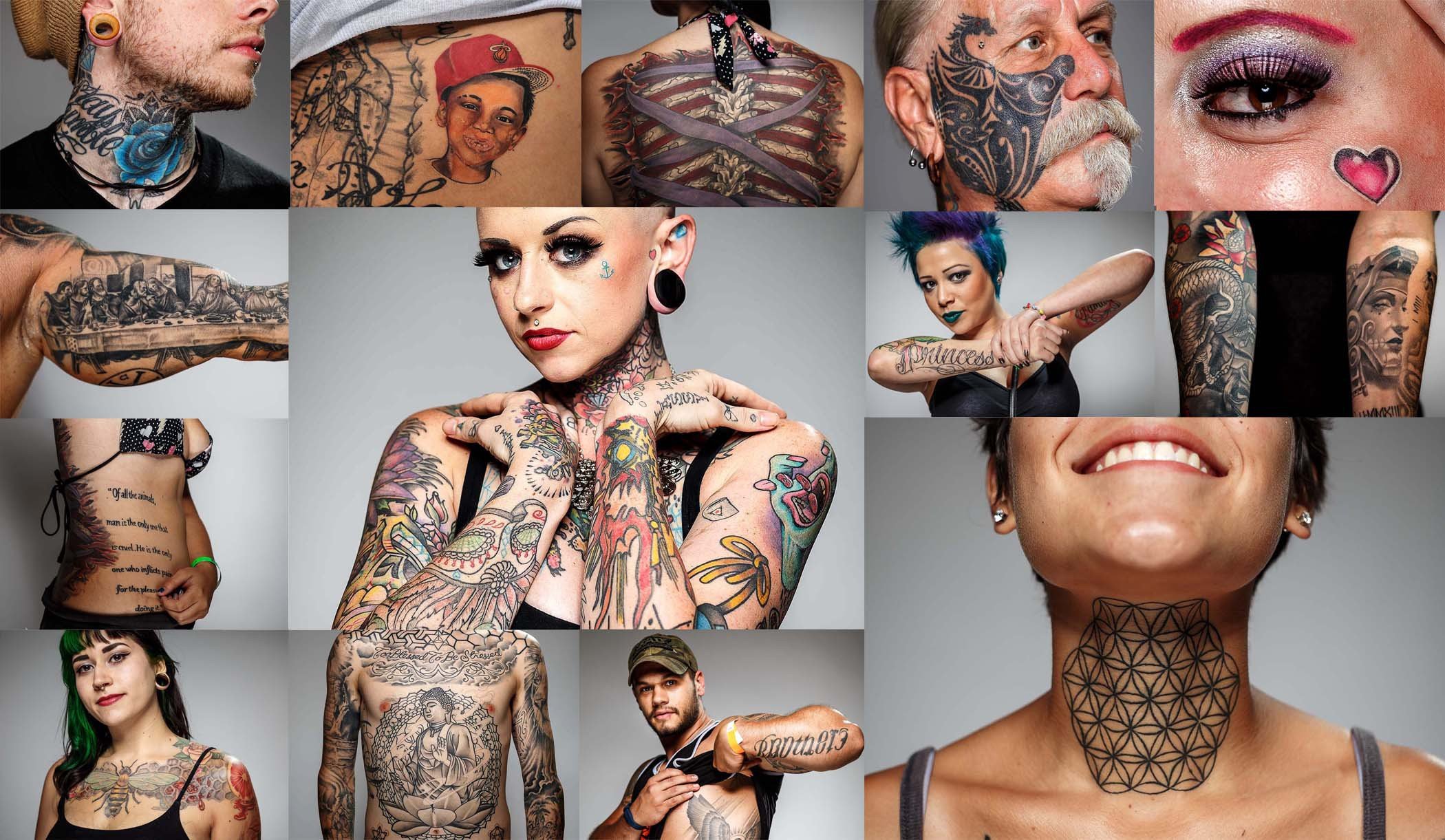 Татуировки разных стилей