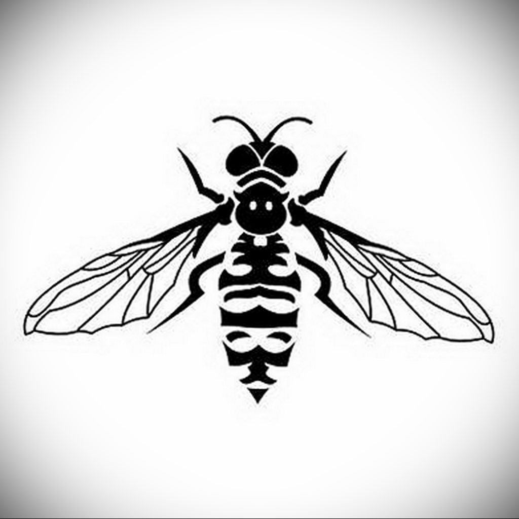 Пчела эскиз