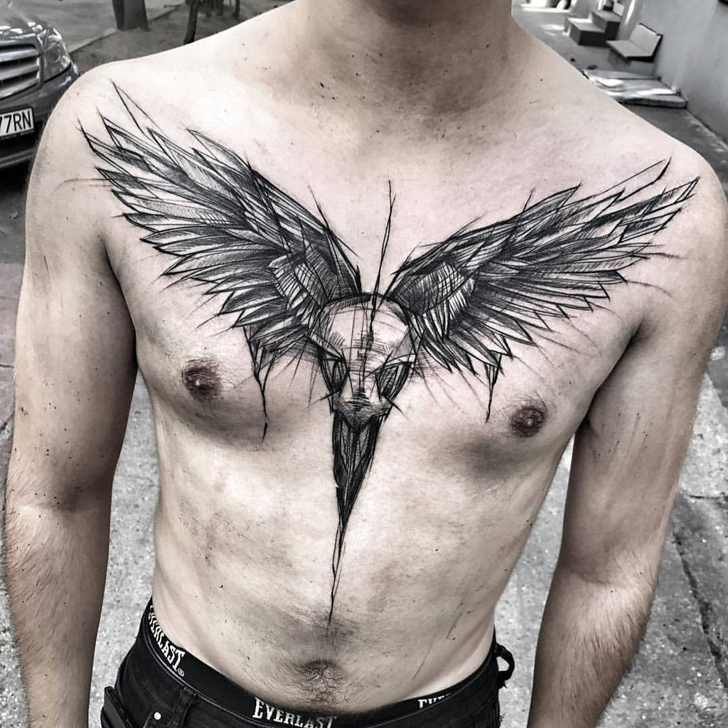 Женские татуировки крылья