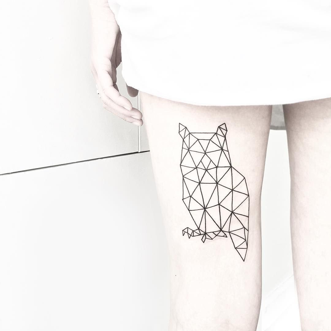 Татуировки геометрия для девушек