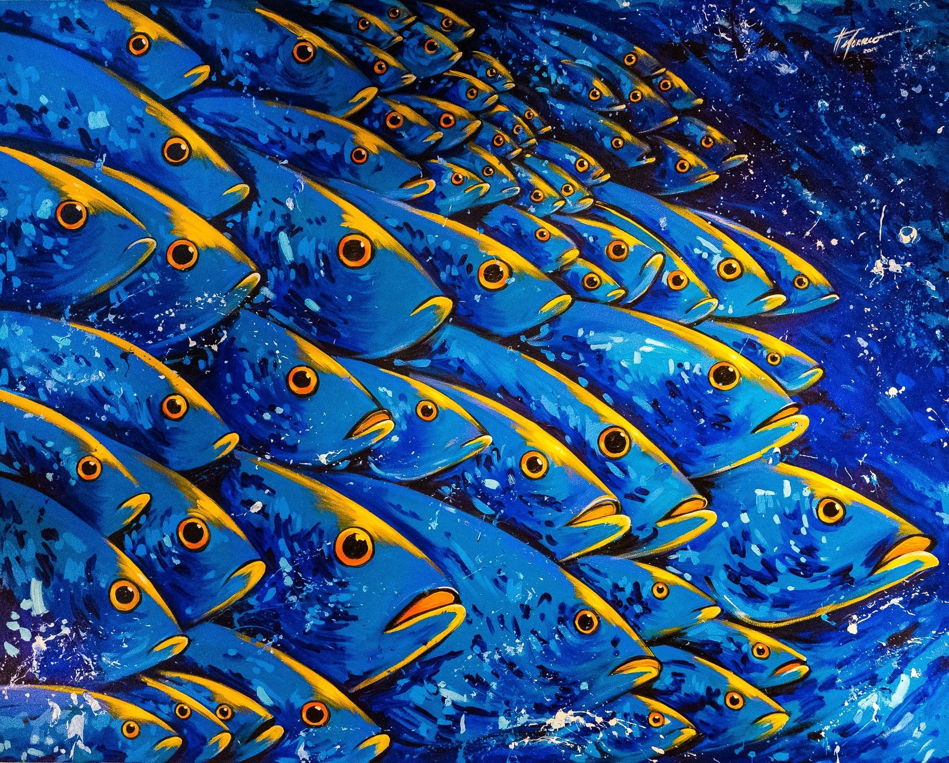 Кармическая рыба. Рыбы живопись абстракция Felix Murillo. Рыбки абстракция. Рыба арт. Яркие рыбки.