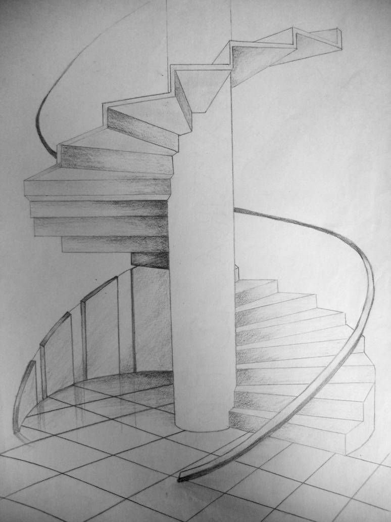 Зарисовки лестниц