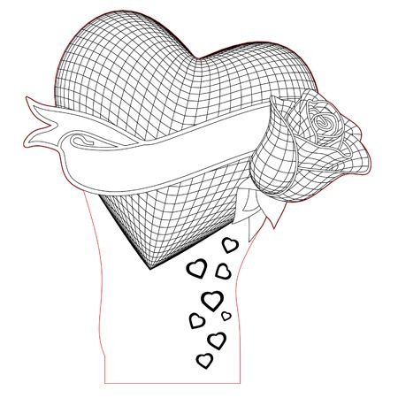 Векторный макет «светильник