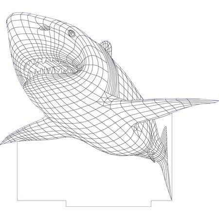 3d светильник макет