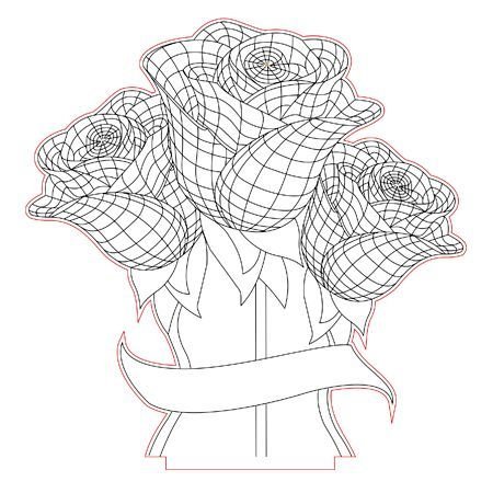 Рисунки для 3д светильника