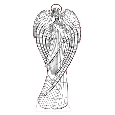 Эскиз для 3 д светильник