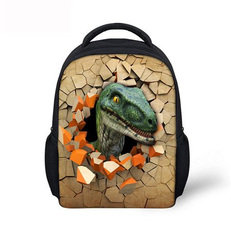 Каркасный рюкзак с динозаврами