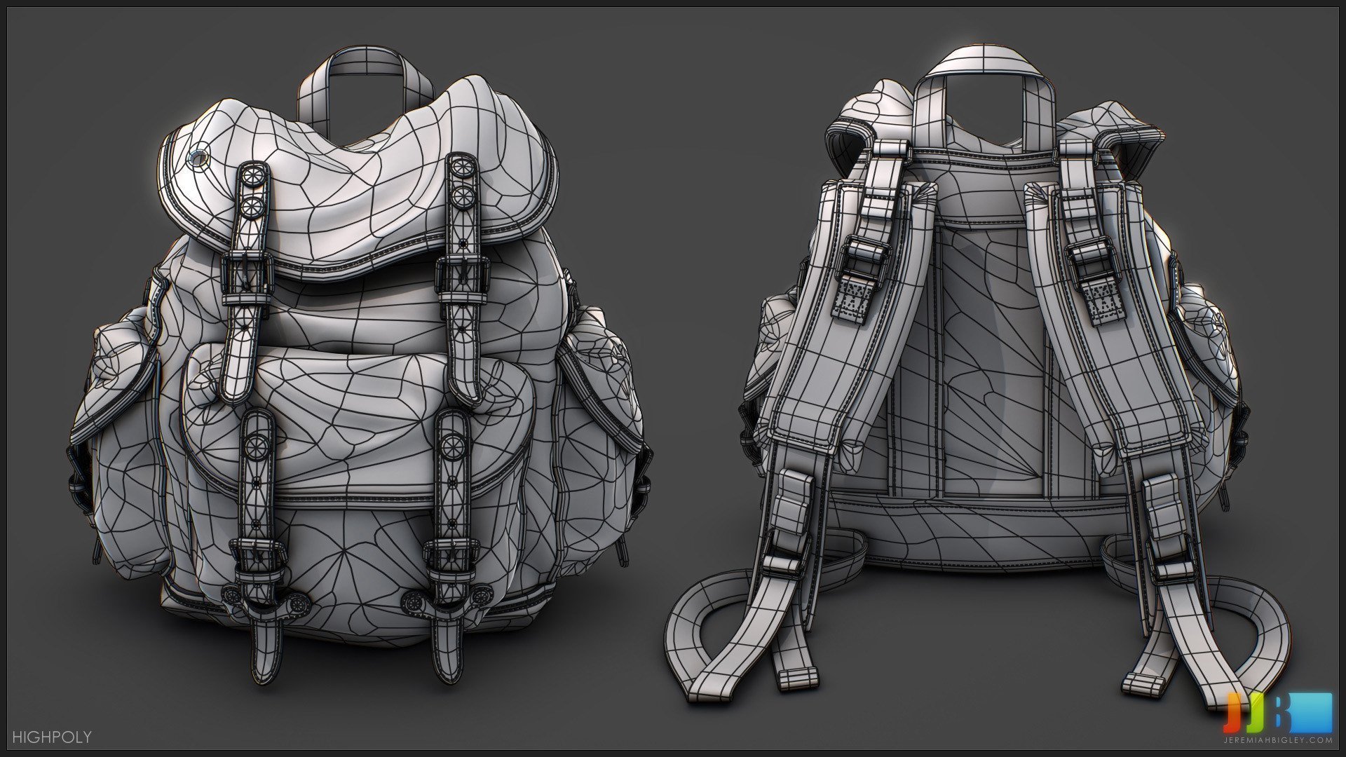 3d модель рюкзака