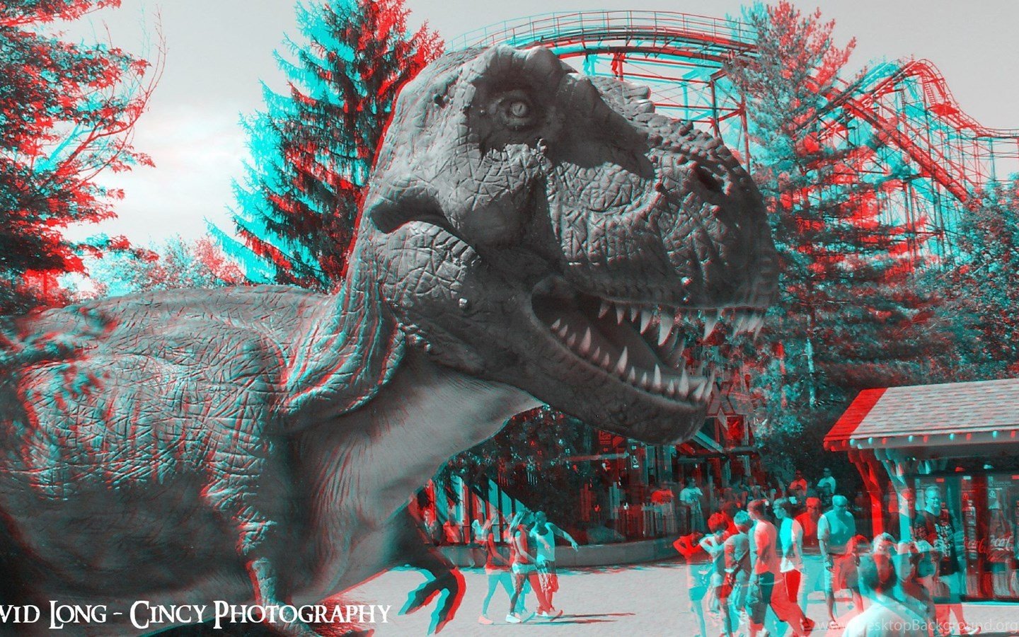 Динозавры 3д для очков