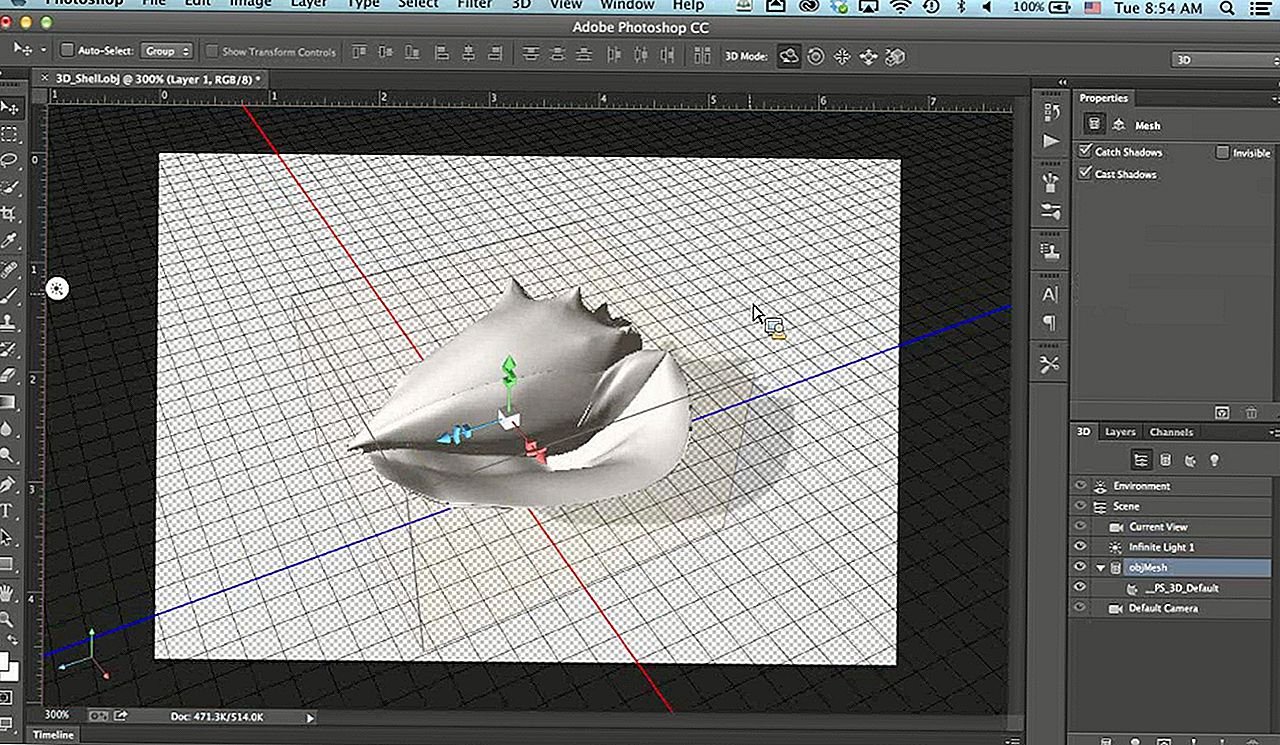 Adobe Photoshop 3d моделирование