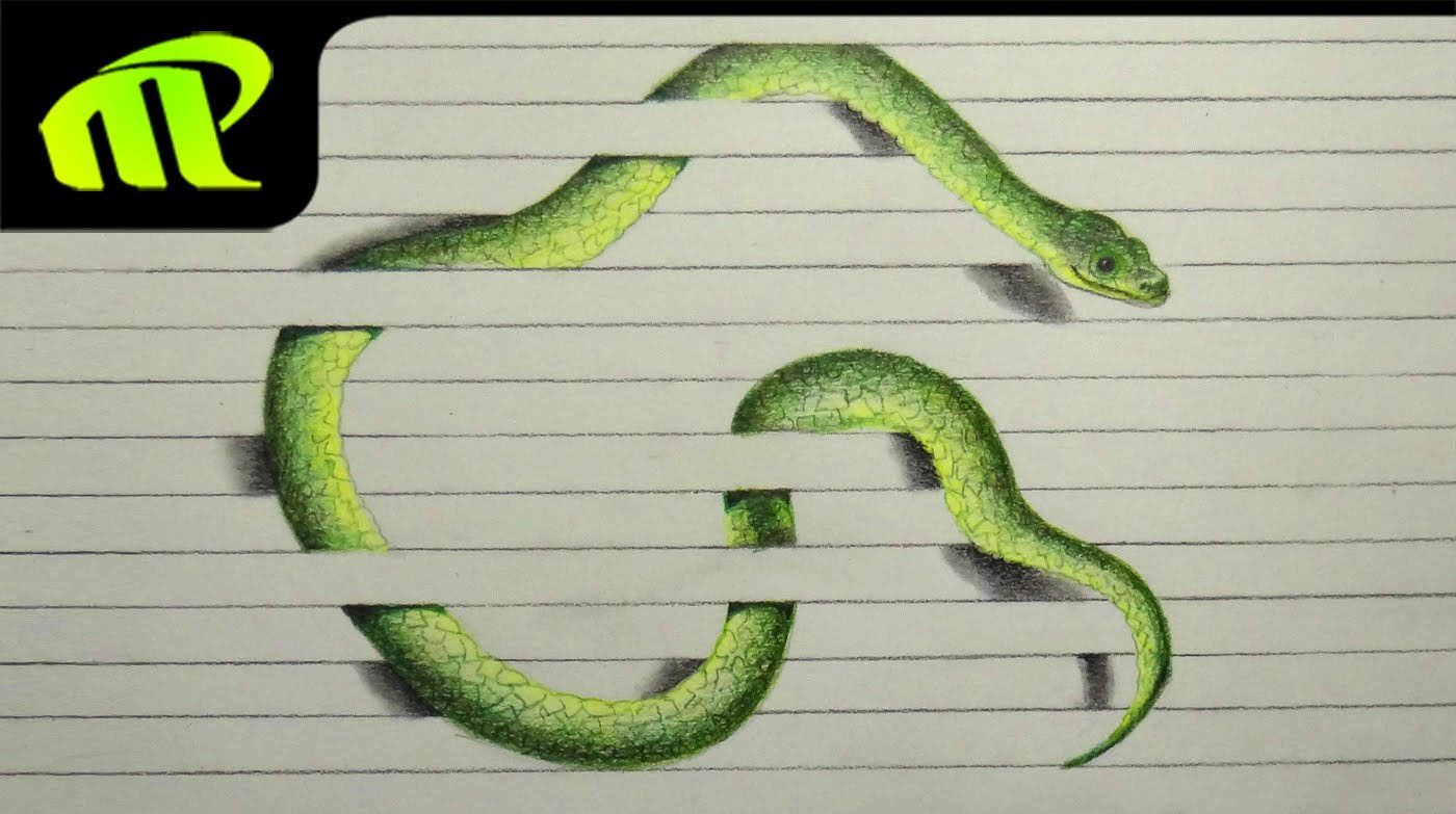 фото змея из бумаги