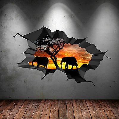 3д рисунки на стене