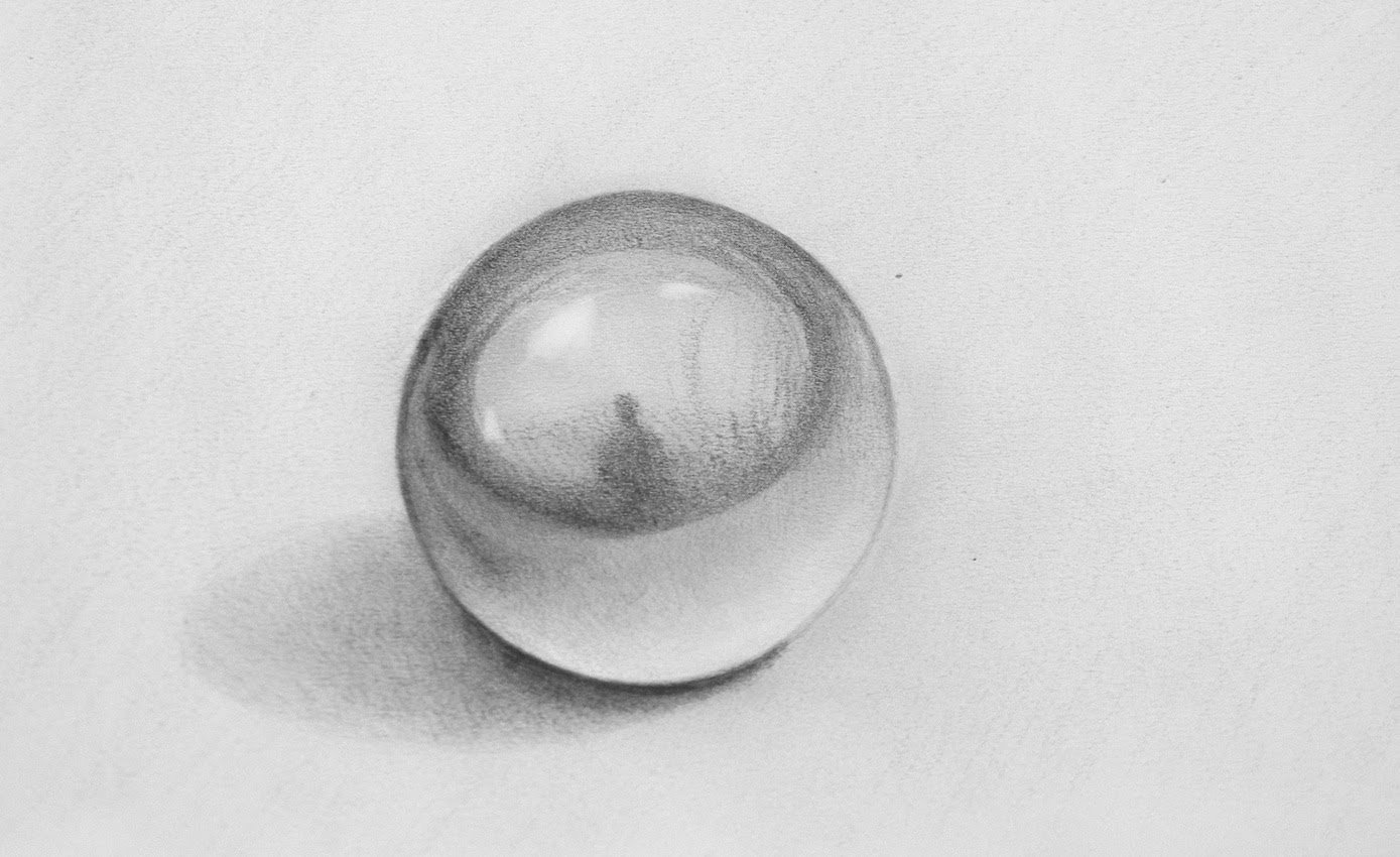 Стеклянный шар для рисования