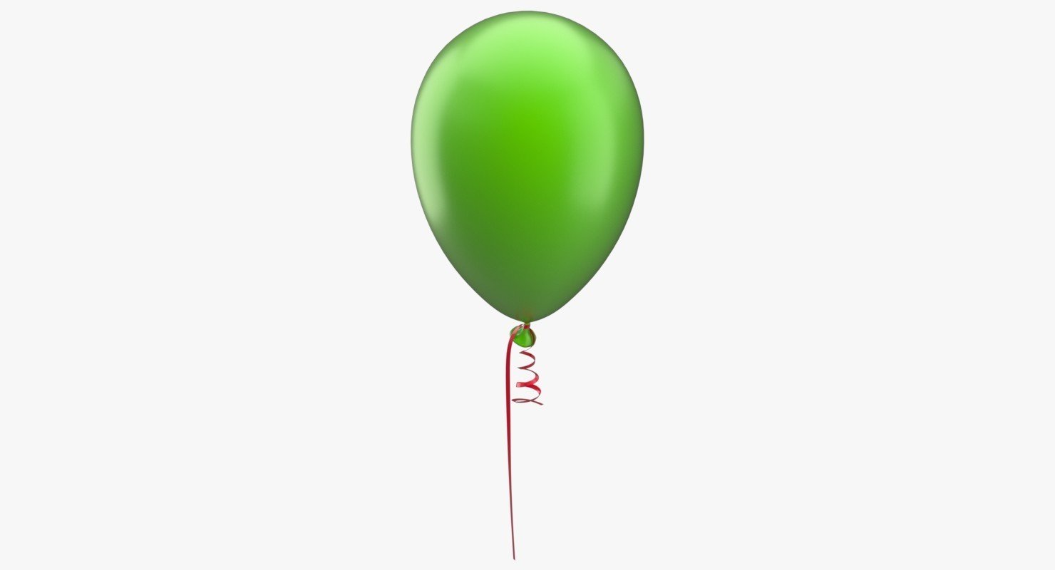Воздушный шарик 3d