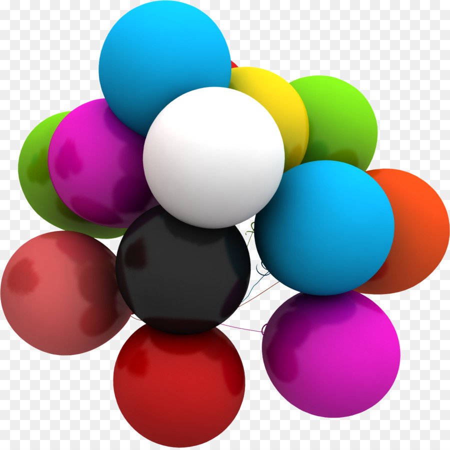 Цветные шарики на белом фоне