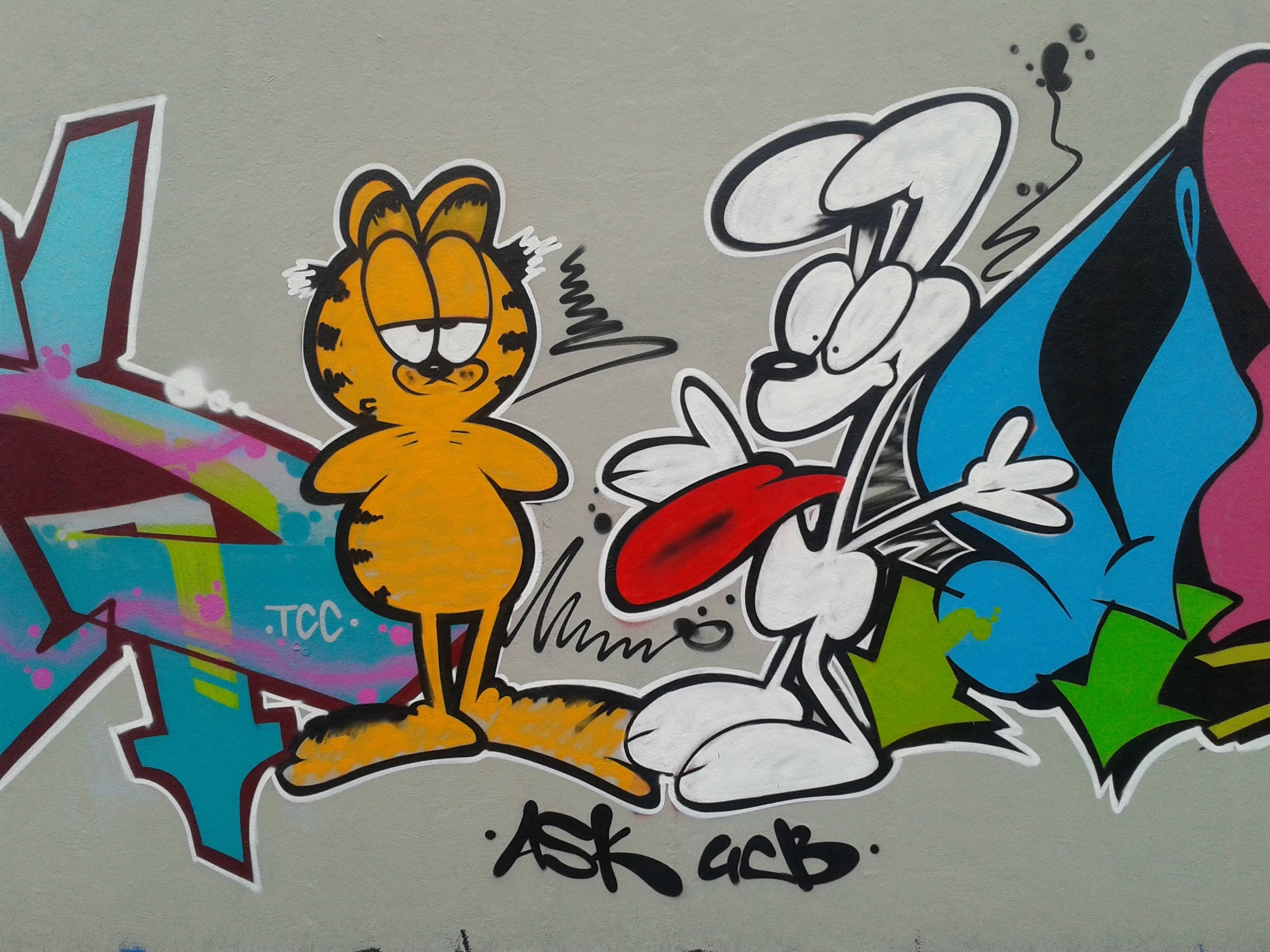 Мультяшное граффити