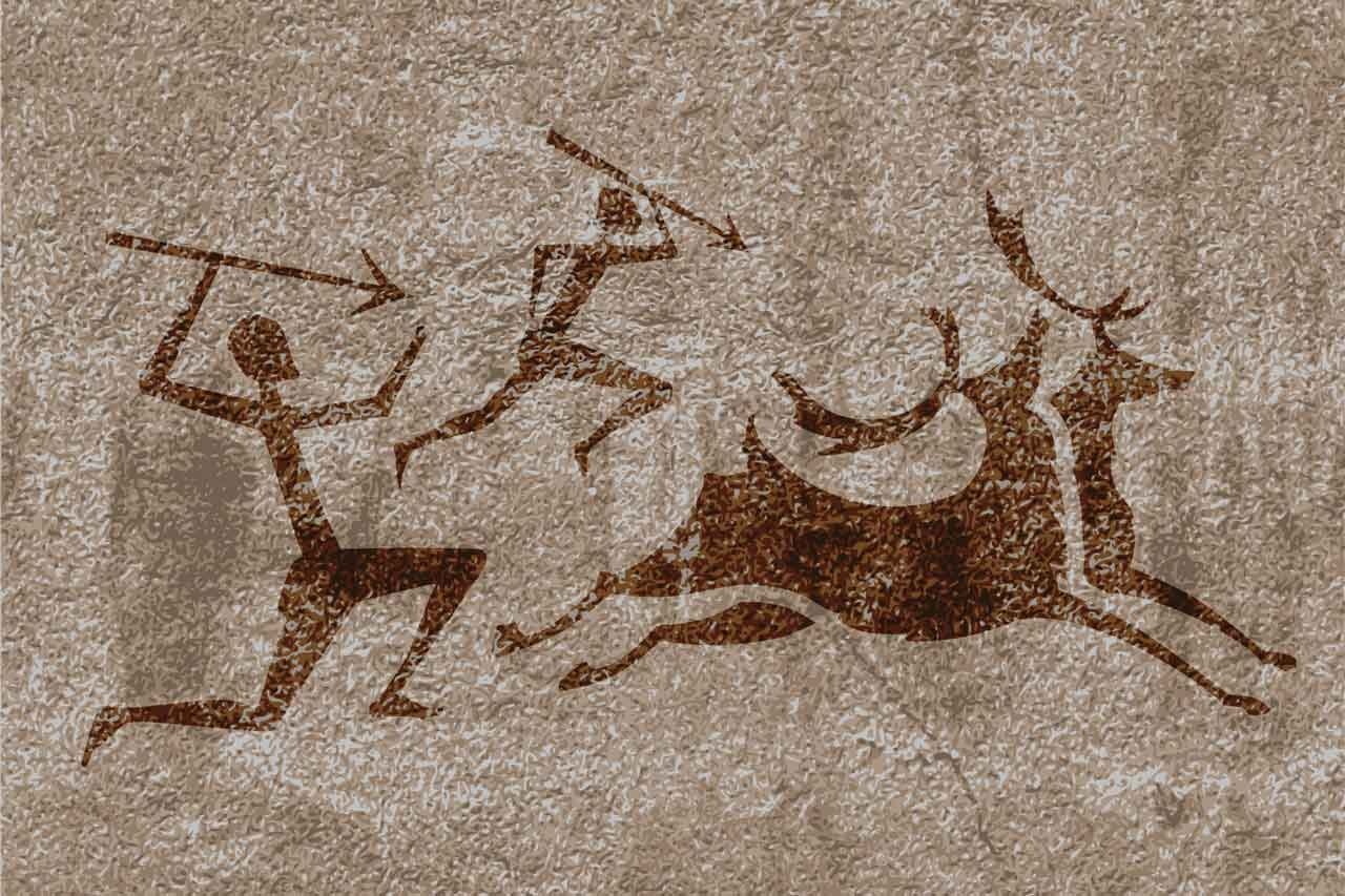 Первые наскальные рисунки древних людей