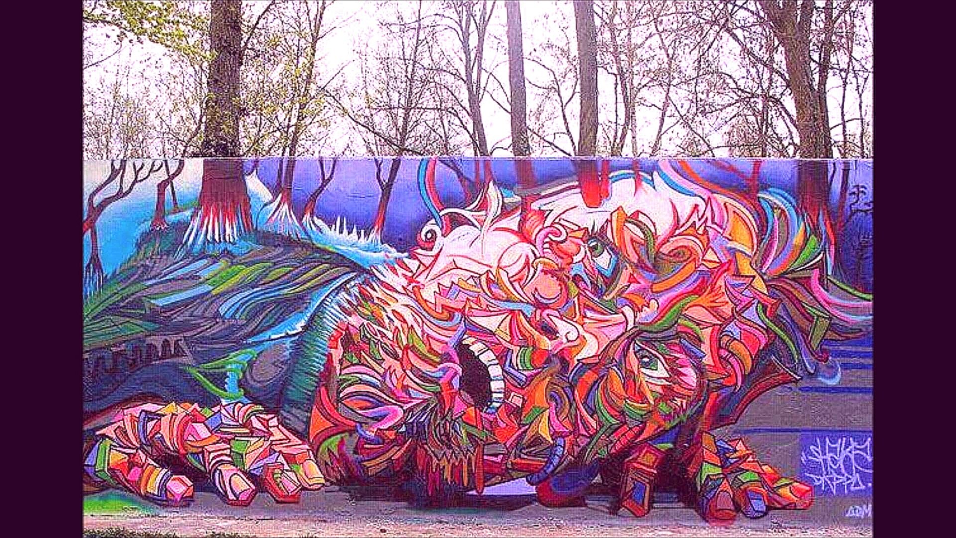 Современное искусство граффити