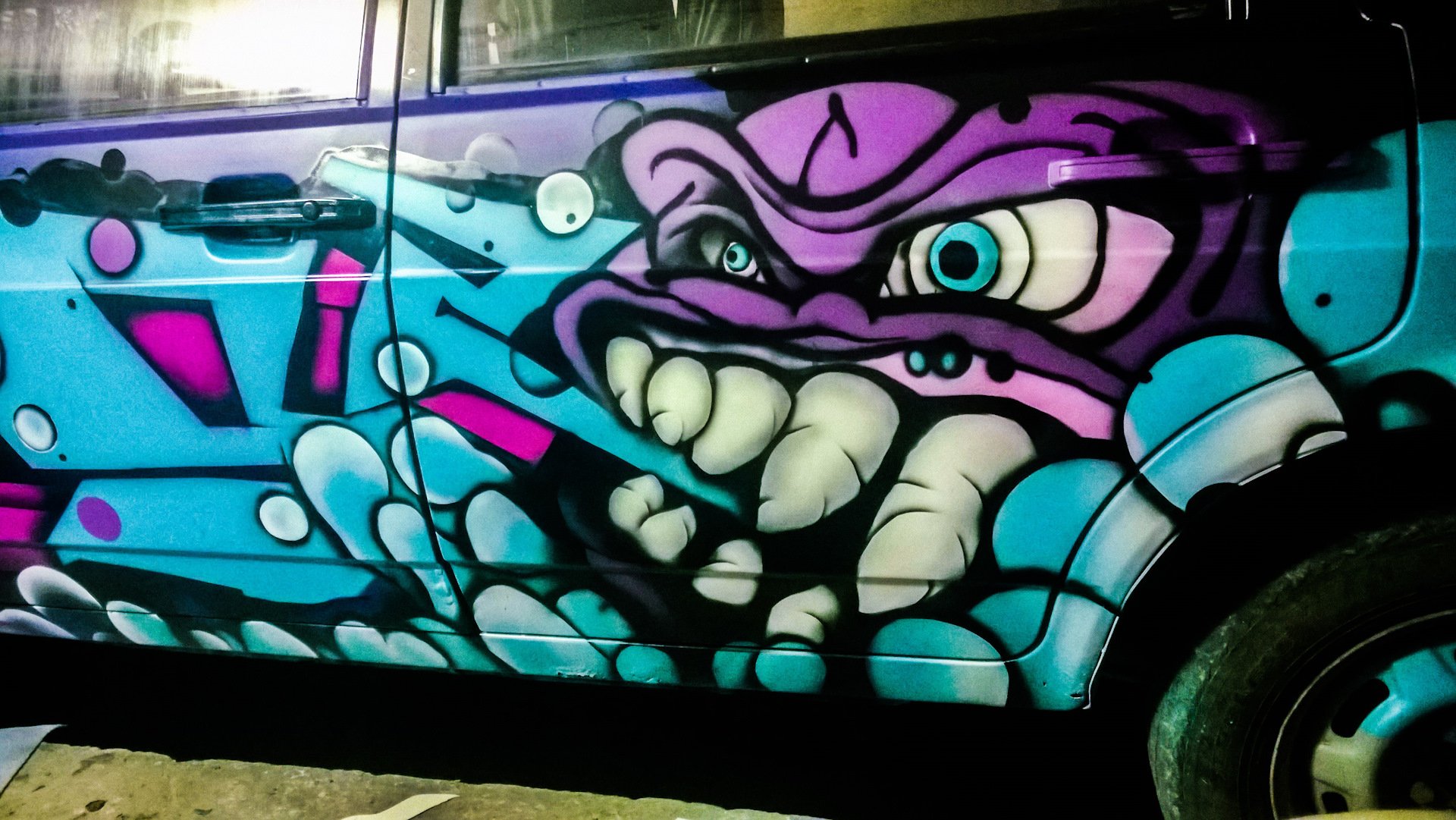 Лада 2109 граффити