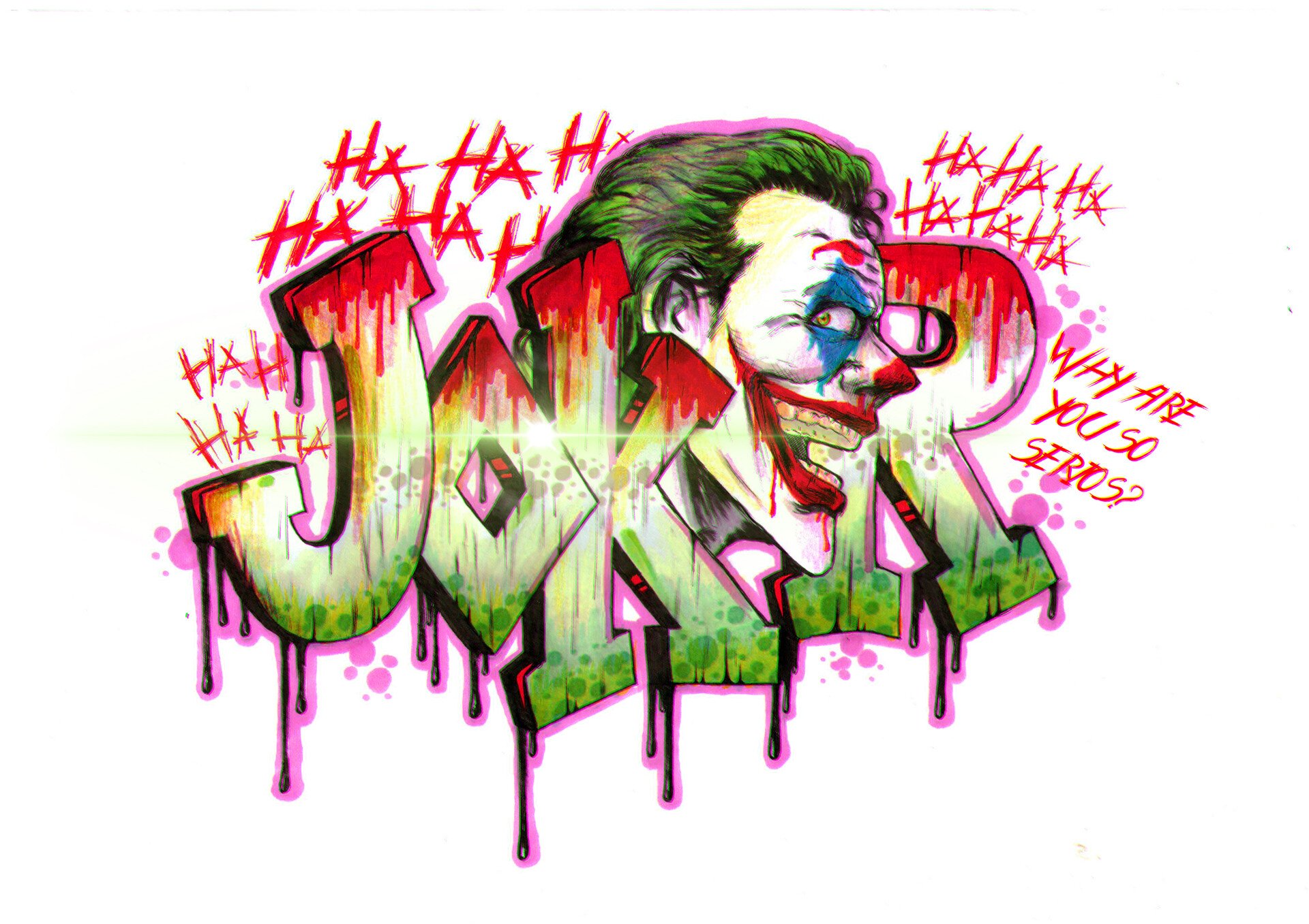 Джокер надпись