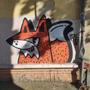 Fox граффити Калининград