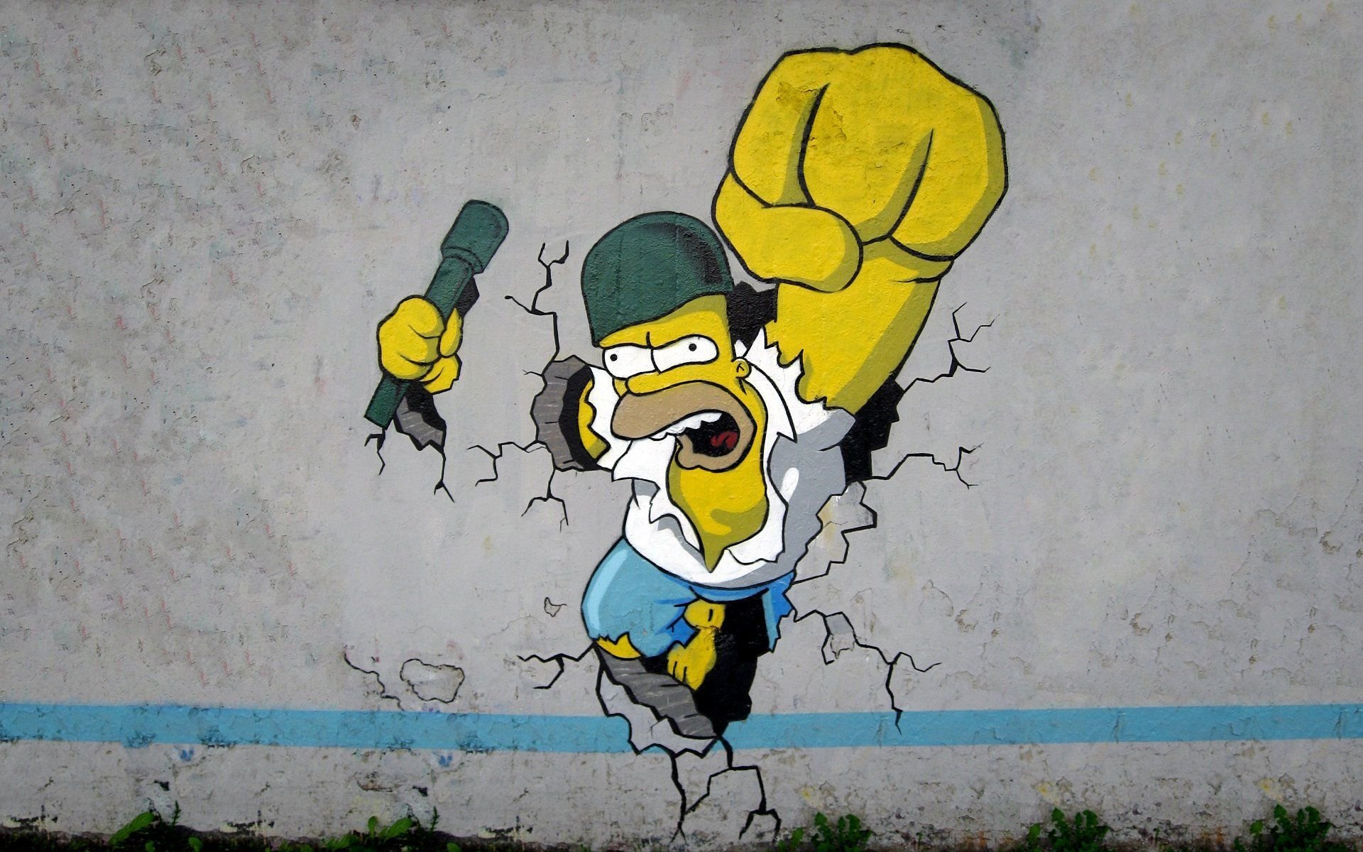 Гомер симпсон граффити