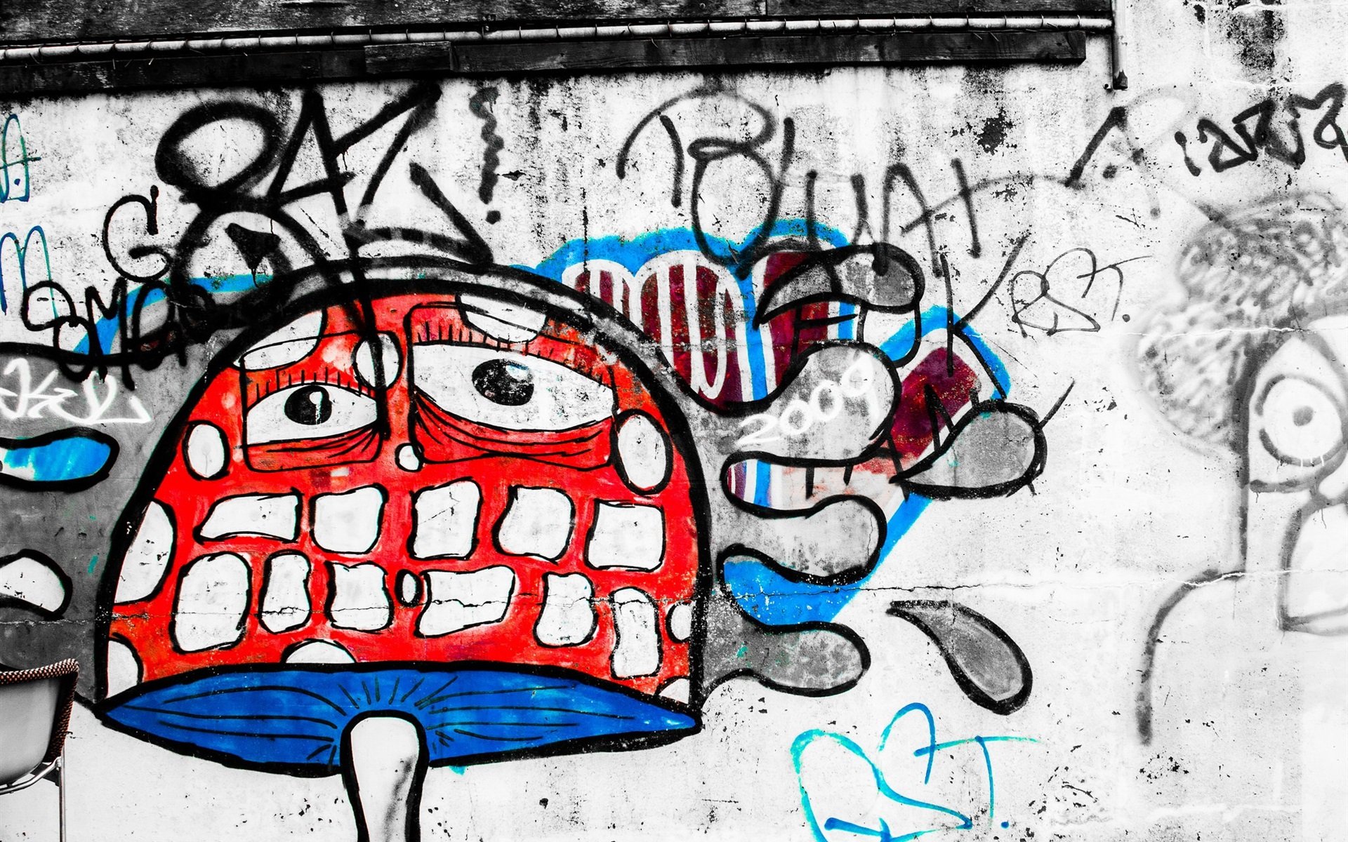 Мухомор граффити