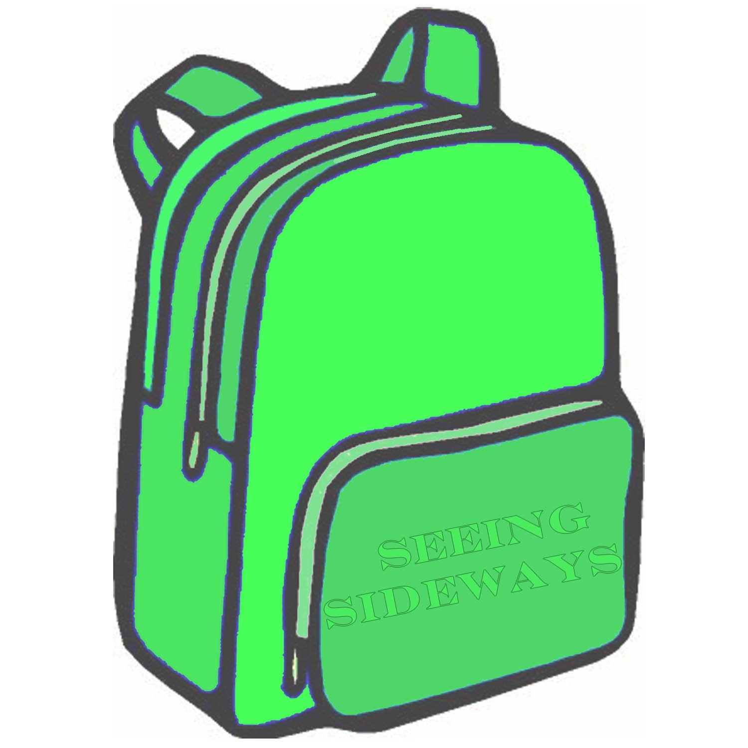 Портфель школьный зеленый