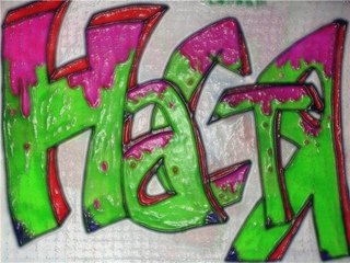 Граффити имя Настя