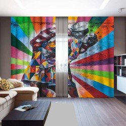 Занавески граффити